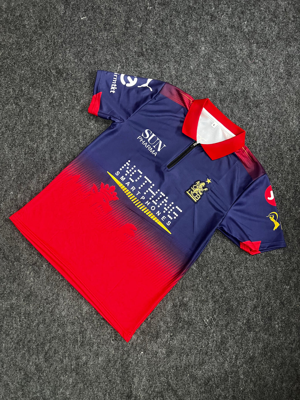 RCB 2026 ZIP COLLAR JERSEY VIRAT KOHLI