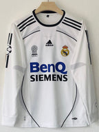 REAL MADRID 2006 - 2007 HOME JERSEY PREMIUM FULL SLEEVE BECKHAM