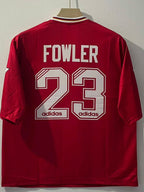 LIVERPOOL 1995 - 1996 FIVE SLEEVE HOME JERSEY FOWLER