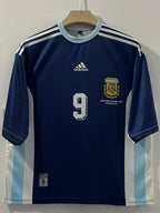 ARGENTINA 1998 FIVE SLEEVE AWAY JERSEY BATISTUTA