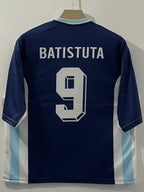 ARGENTINA 1998 FIVE SLEEVE AWAY JERSEY BATISTUTA