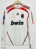 AC MILAN 2006 - 2007 FULL SLEEVE EMBROIDERY PREMIUM AWAY JERSEY KAKA
