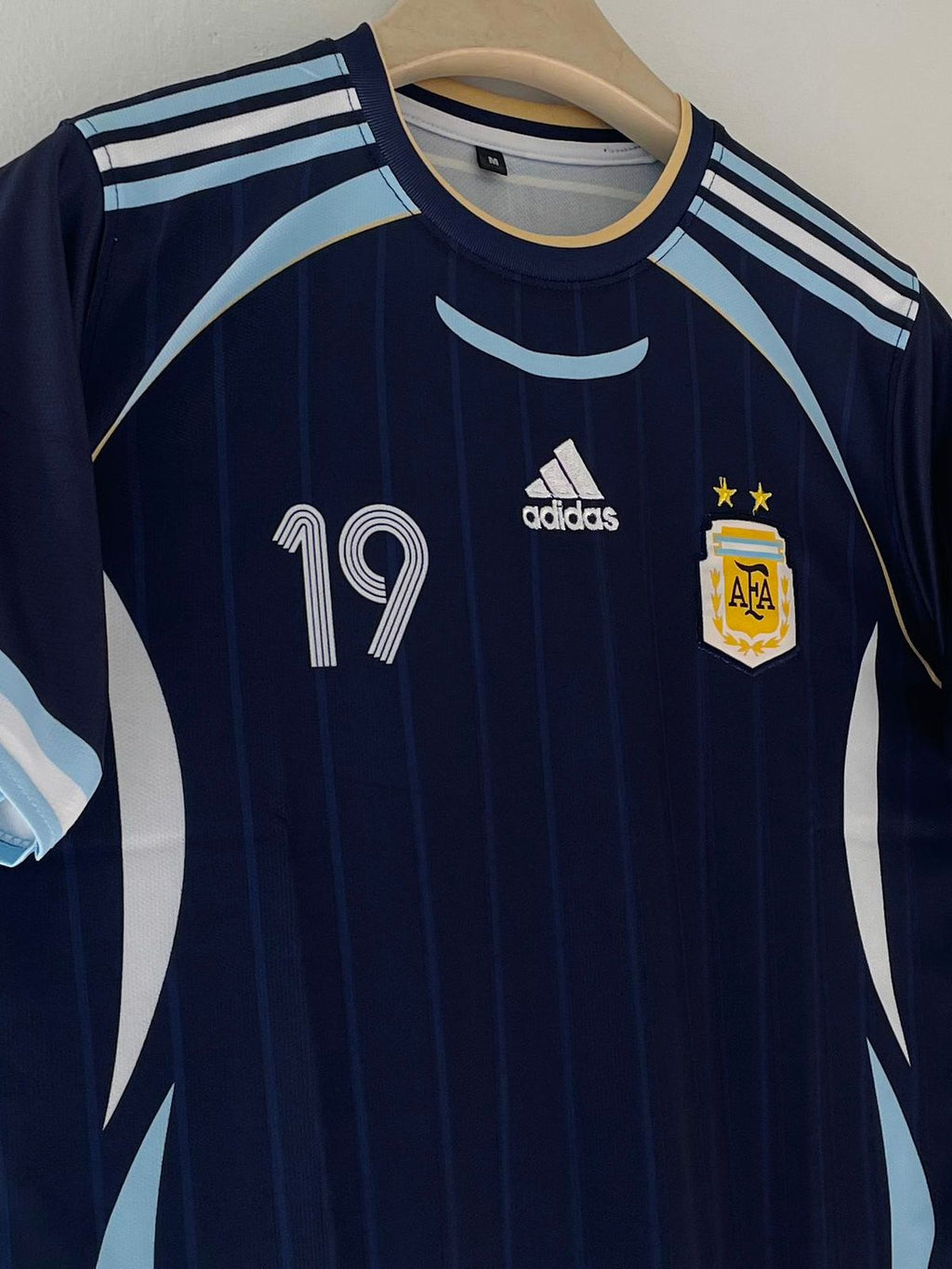 ARGENTINA 2006 AWAY JERSEY EMBROIDERY PREMIUM MESSI