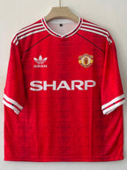 MANCHESTER UNITED 1990 FIVE SLEEV RETRO HOME JERSEY BECKHAM