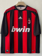 AC MILAN 2008 - 2009 FIVE SLEEVE HOME JERSEY RONALDINHO