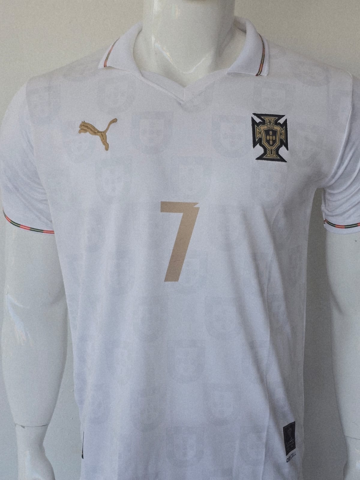 PORTUGAL 2025 - 2026 AWAY JERSEY WHITE EMBROIDERY RONALDO