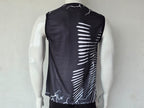 REAL MADRID 2024 - 2025 PANTHER TRAINING EMBROIDERY BLACK JERSEY SLEEVELESS