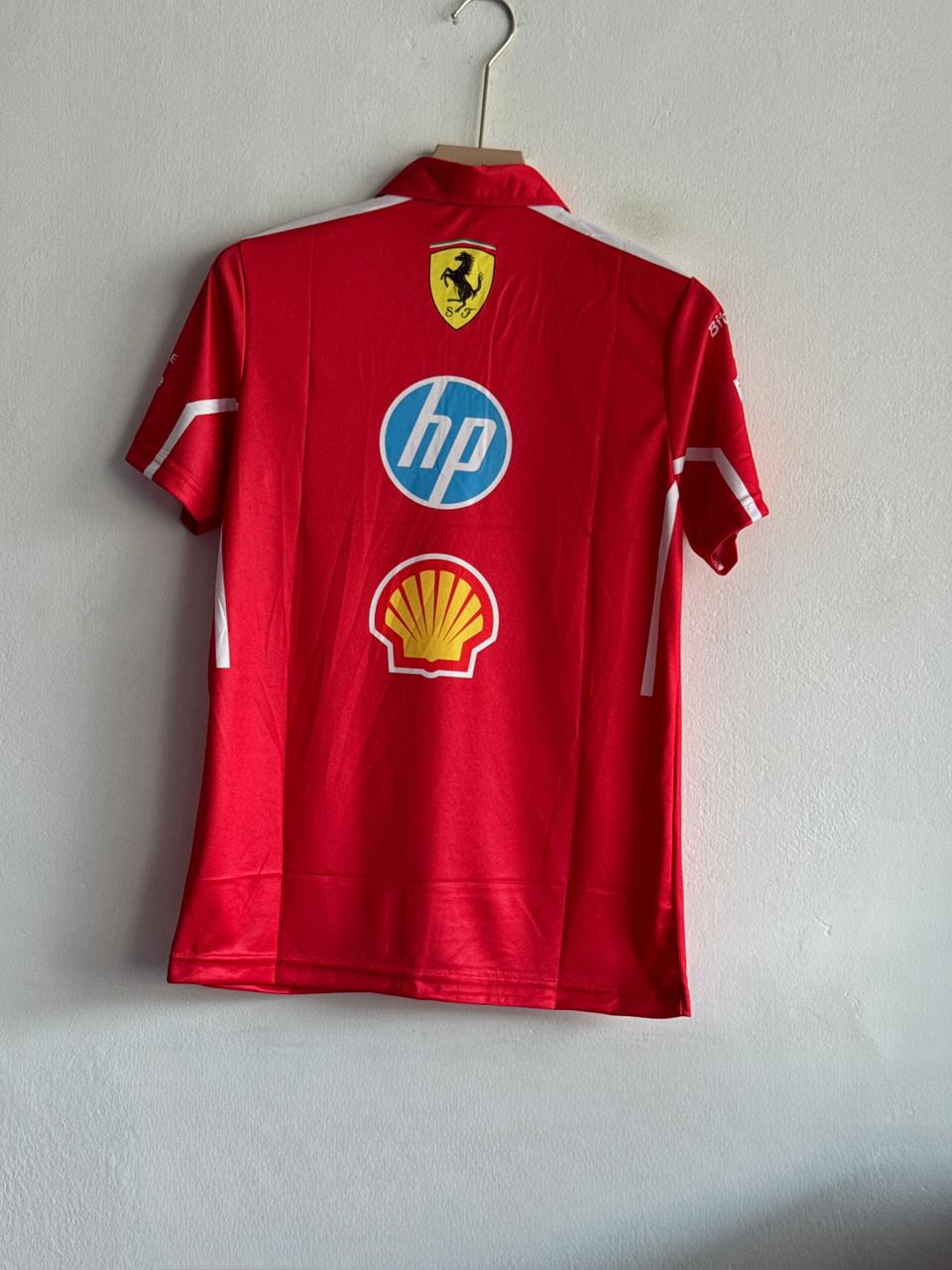 F1 FERRARI SCUDERIA RED POLO PREMIUM