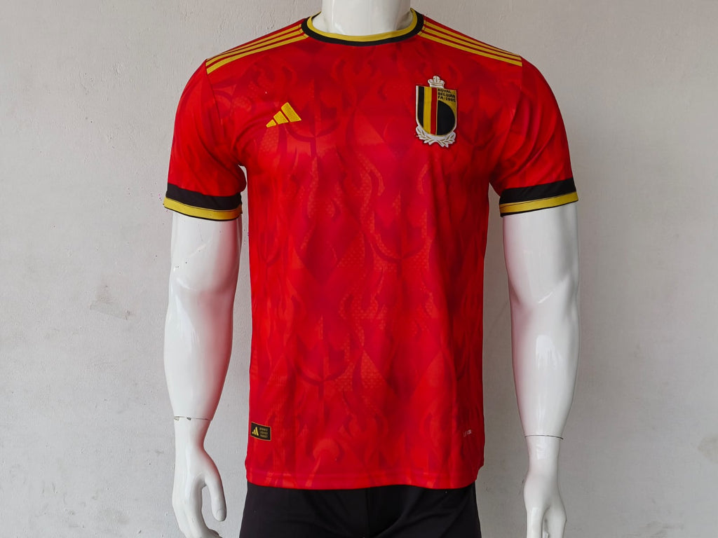 BELGIUM 2026 HOME JERSEY EMBROIDERY BRUYNE