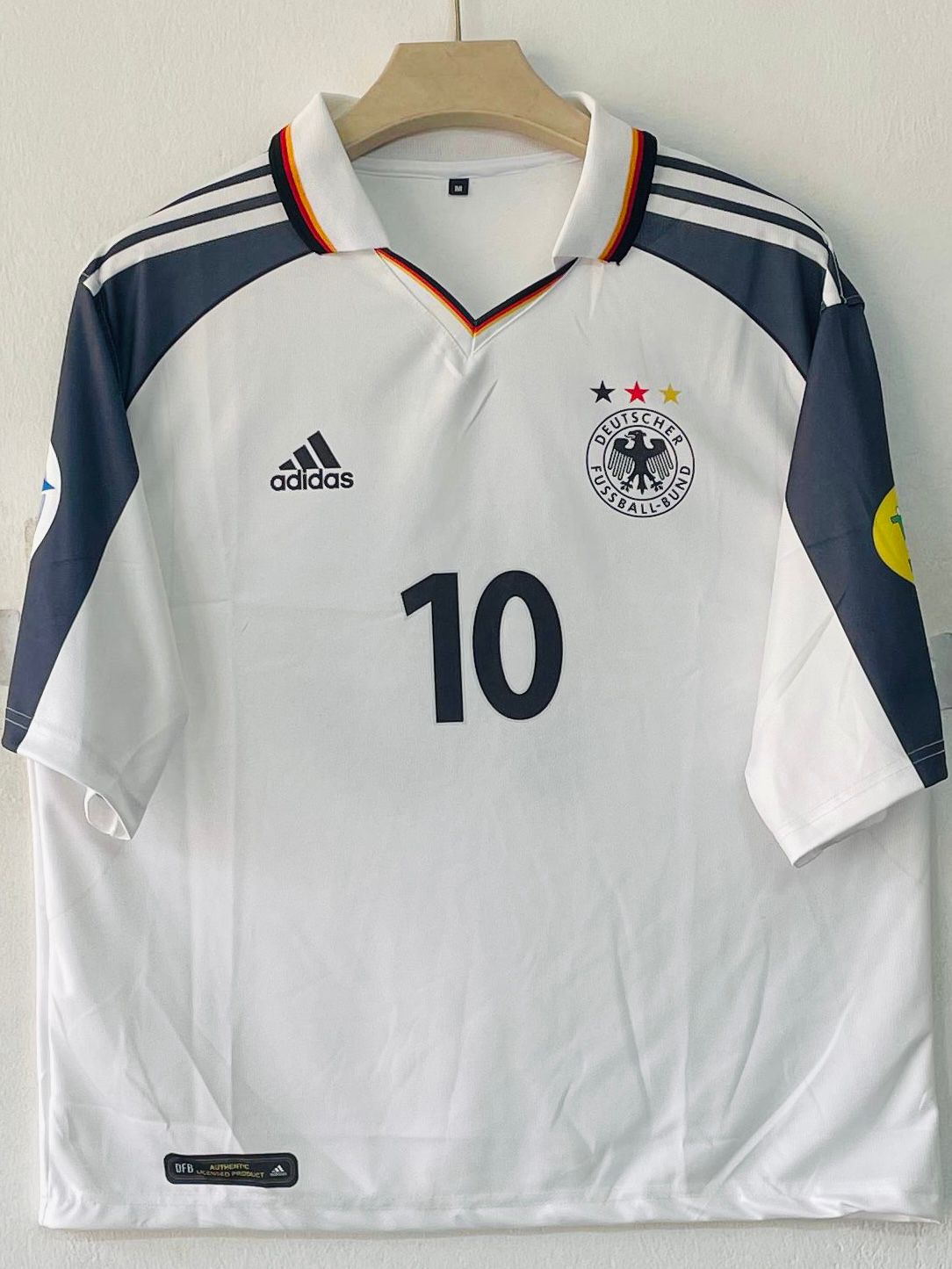 GERMANY 2000 - 2002 HOME JERSEY FIVE SLEEVE MATTHAUS