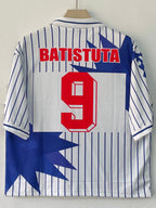 FIORENTINA 1991 - 1992 AWAY JERSEY FIVE SLEEVE BATISTUTA