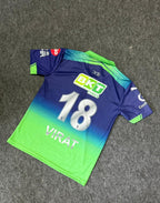 RCB 2026 GREEN JERSEY ZIP COLLAR KOHLI