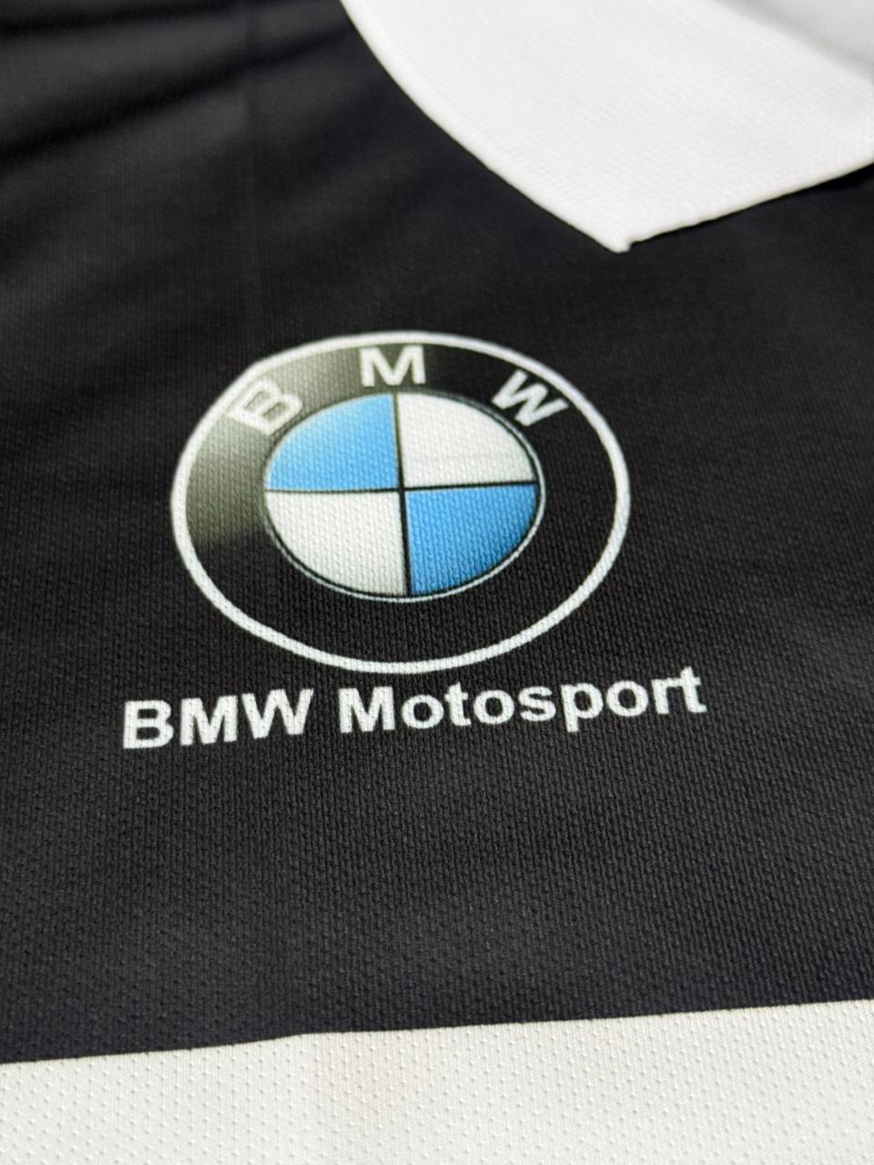 BMW MOTORSPORT ZIP POLO T SHIRT
