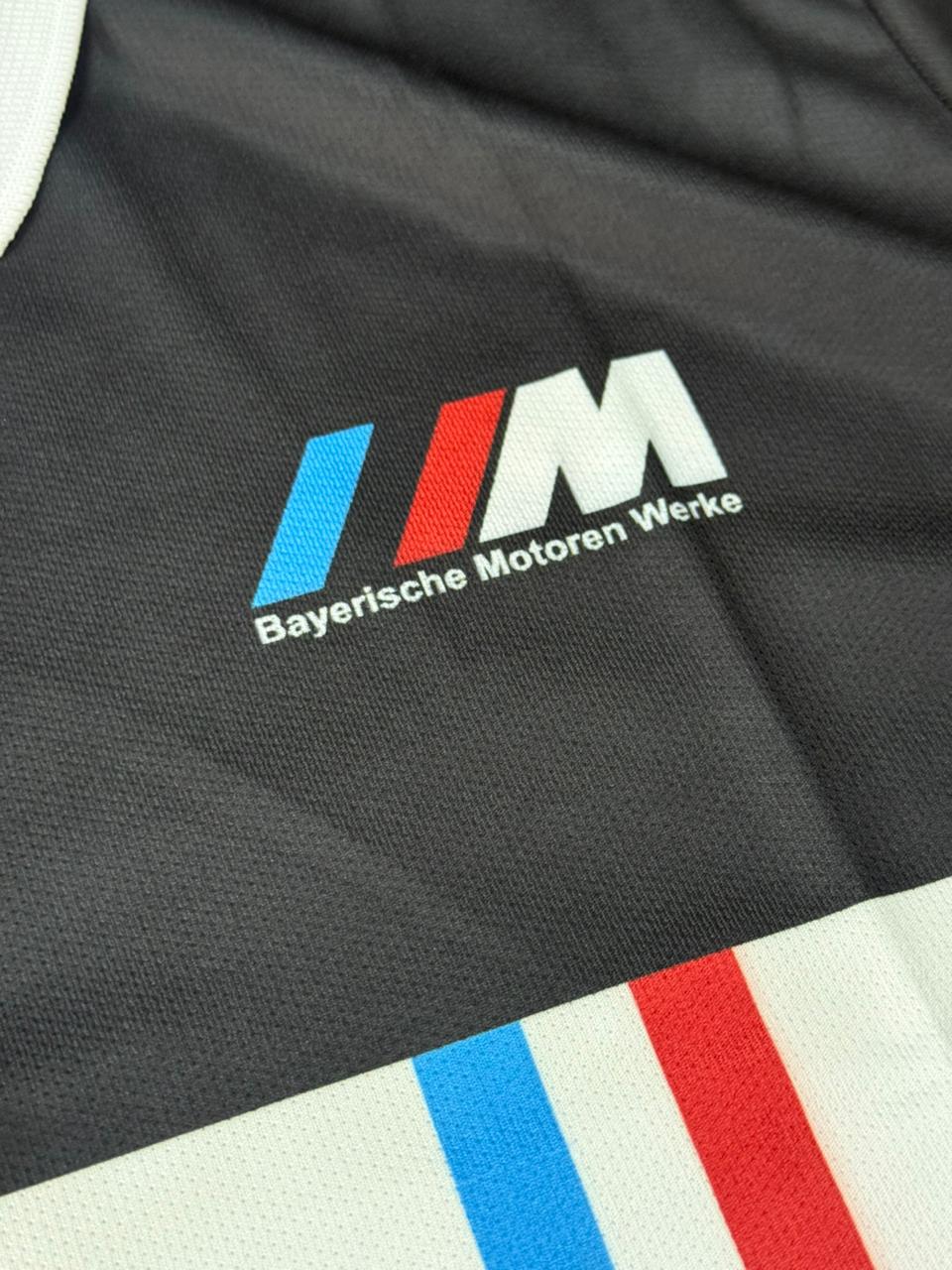 BMW MOTORSPORT ZIP POLO T SHIRT