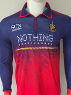 RCB 2026 COLLAR FULL SLEEVE EMBROIDERY WITHOUT NAME