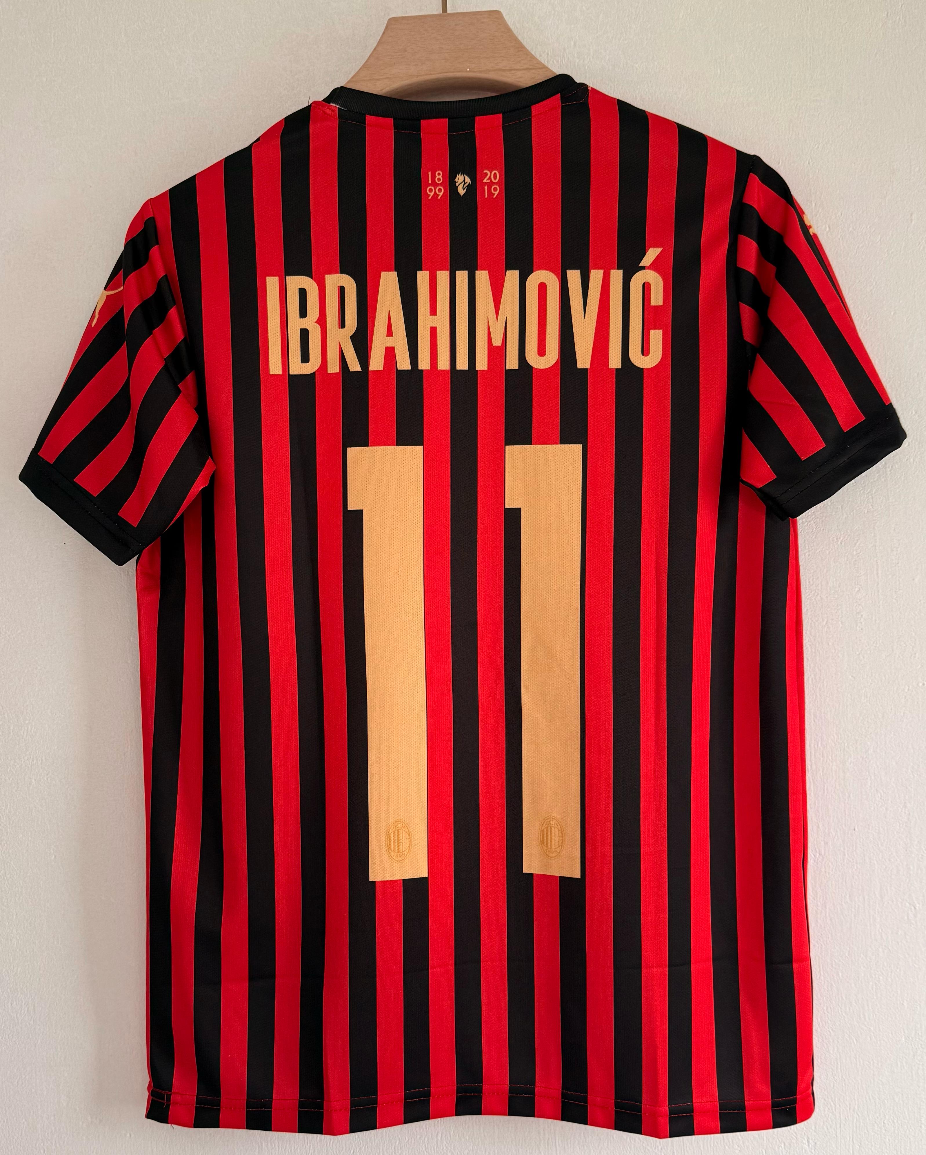AC MILAN 120th ANNIVERSARY SPECIAL EDITION EMBROIDERY IBRAHIMOVIC