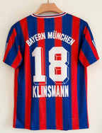 BAYERN MUNICH 1995 - 1997 HOME JERSEY KLINSMAN
