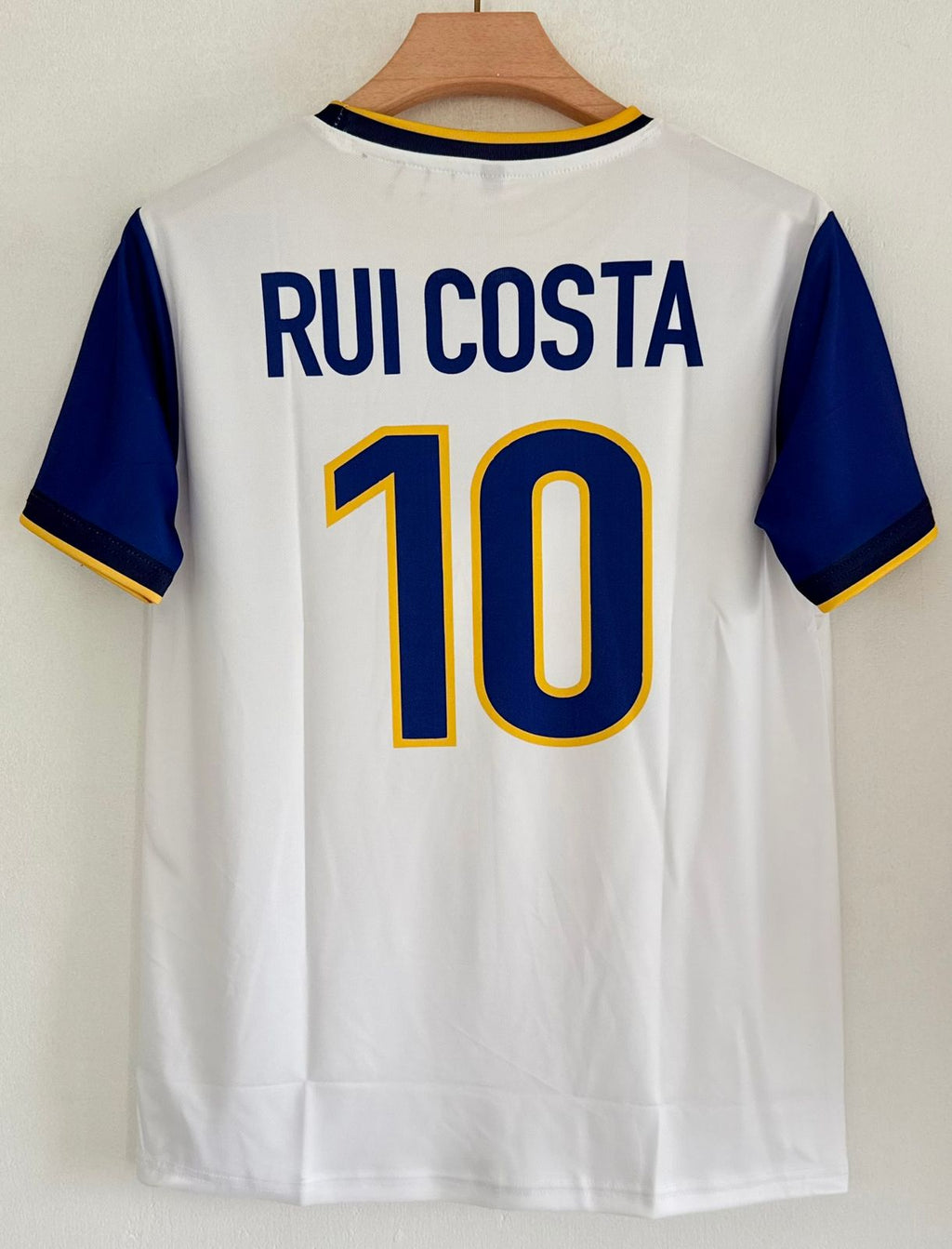 PORTUGAL 1998 AWAY JERSEY EMBROIDERY RUI COSTA