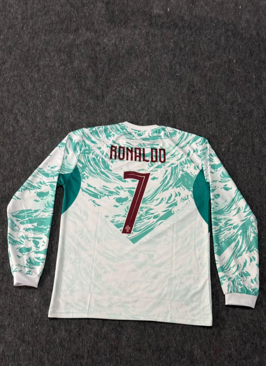 PORTUGAL 2026 WORLD CUP AWAY JERSEY FULL SLEEVE RONALDO