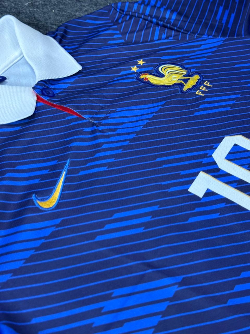 FRANCE 2026 WORLD CUP HOME JERSEY COLLAR SIGNATURE EMBROIDERY MBAPPE