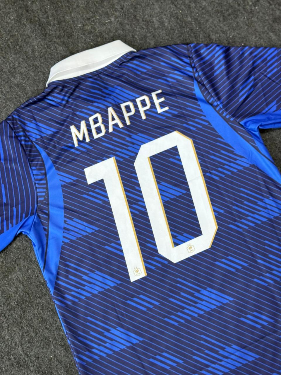 FRANCE 2026 WORLD CUP HOME JERSEY COLLAR SIGNATURE EMBROIDERY MBAPPE