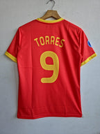 SPAIN 2009 HOME JERSEY EMBROIDERY TORRES