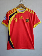 SPAIN 2009 HOME JERSEY EMBROIDERY TORRES