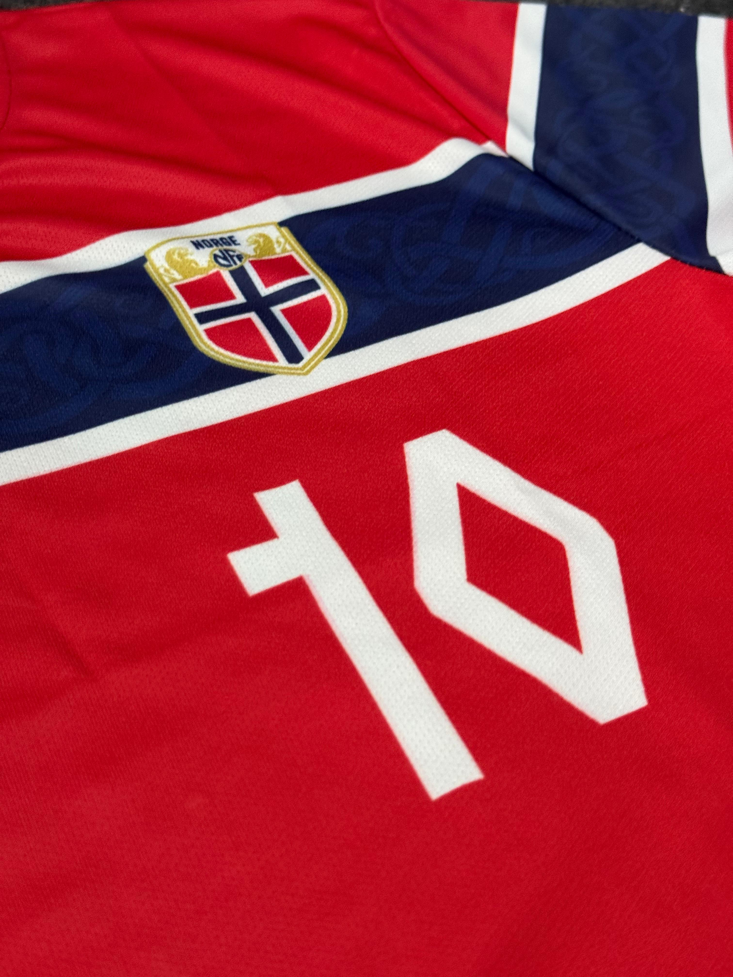 NORWAY 2026 HOME JERSEY EMBROIDERY ODEGAARD