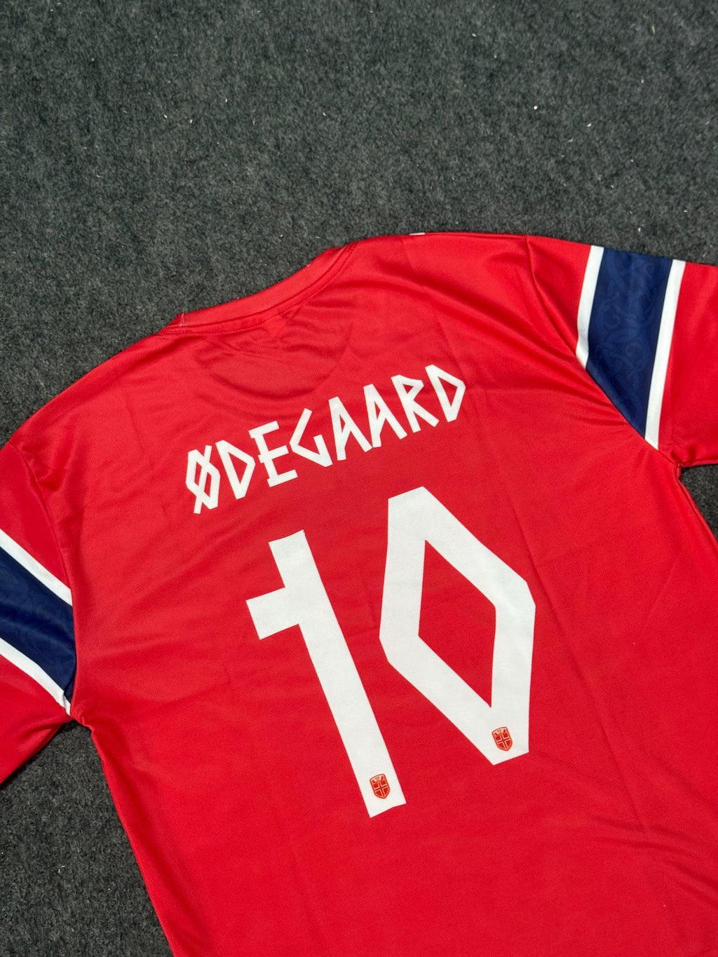 NORWAY 2026 HOME JERSEY EMBROIDERY ODEGAARD