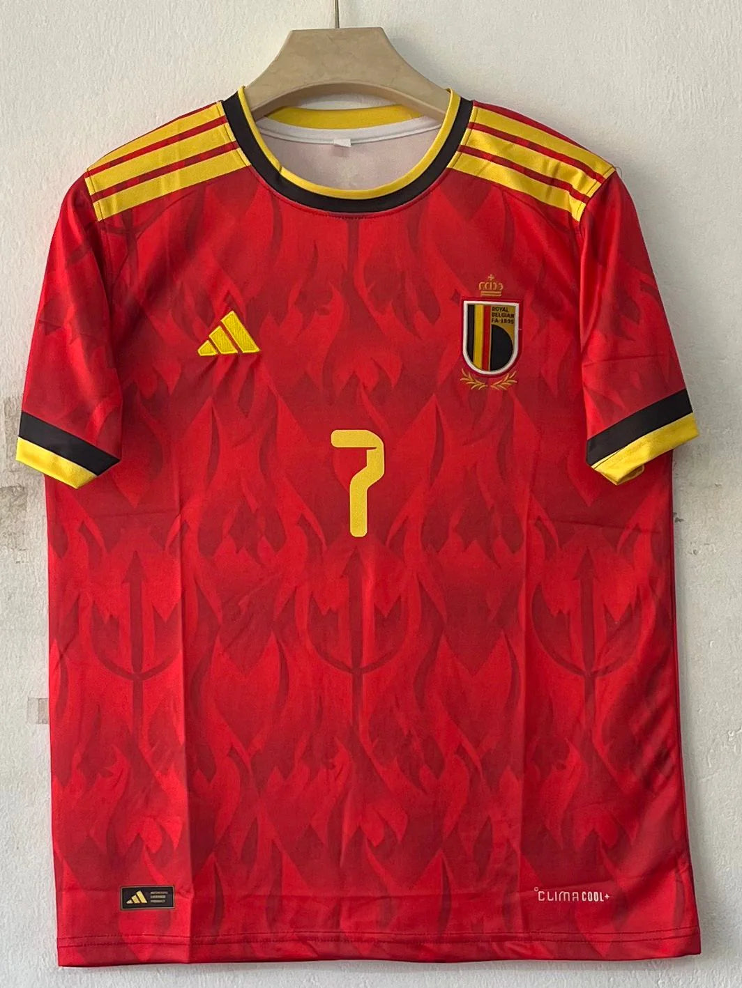 BELGIUM 2026 WORLD CUP HOME JERSEY EMBROIDERY DE BRUYNE