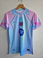 FC BARCELONA 2025 - 2026 SPECIAL EDITION EMBROIDERY LIGHT BLUE AND PINK LAMINE YAMAL