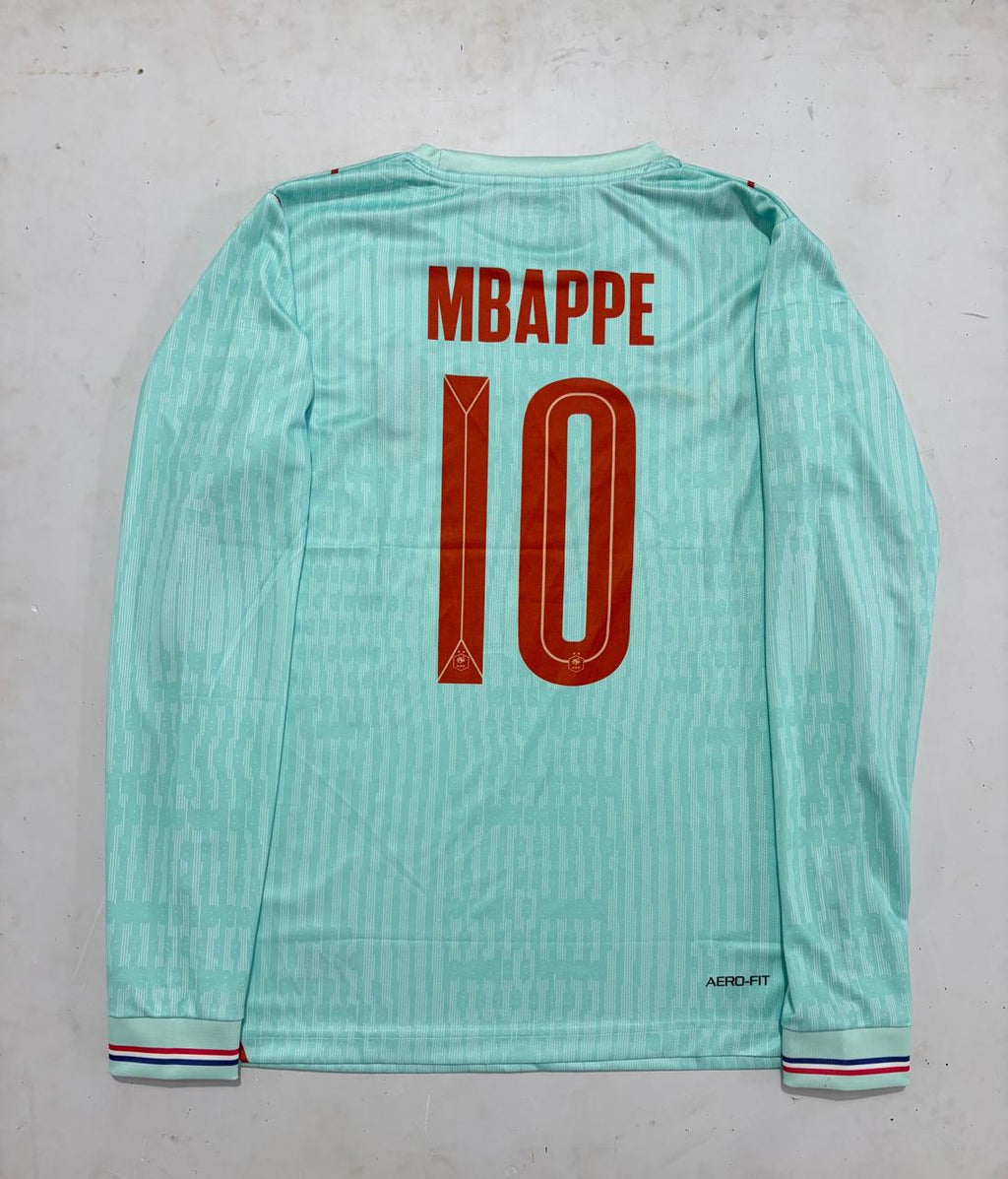 FRANCE 2026 WORLD CUP AWAY JERSEY FULL SLEEVE EMBROIDERY MBAPPE