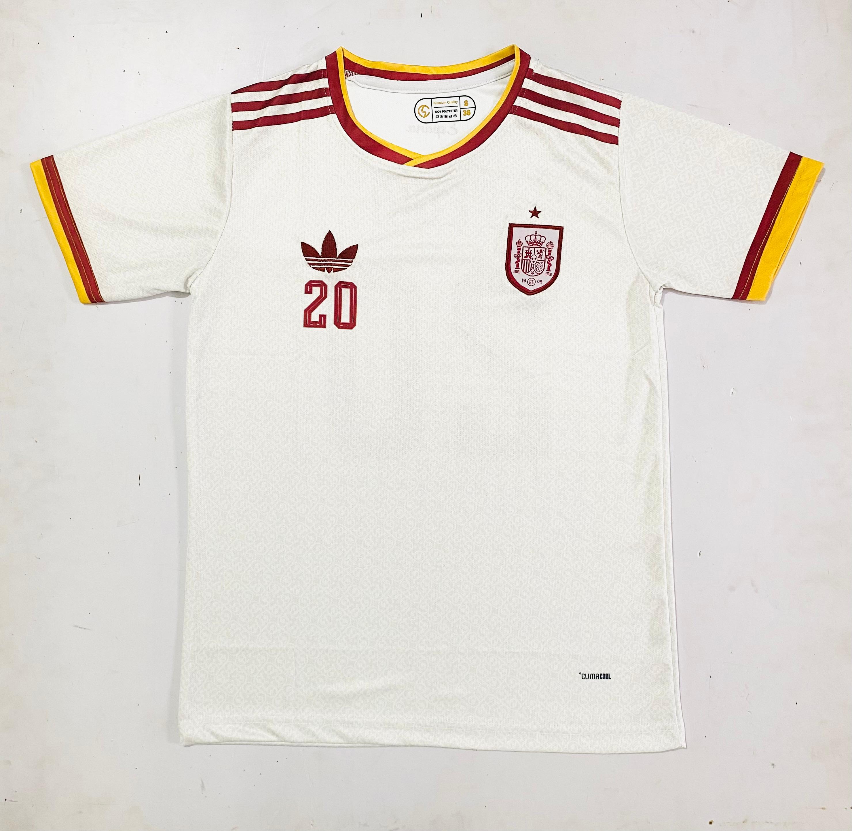 SPAIN 2026 AWAY JERSEY EMBROIDERY PEDRI