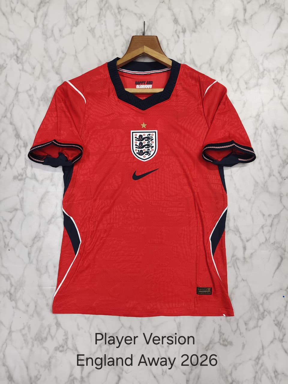 ENGLAND 2025 - 2026 WORLD CUP HOME JERSEY PLAYER VERSION