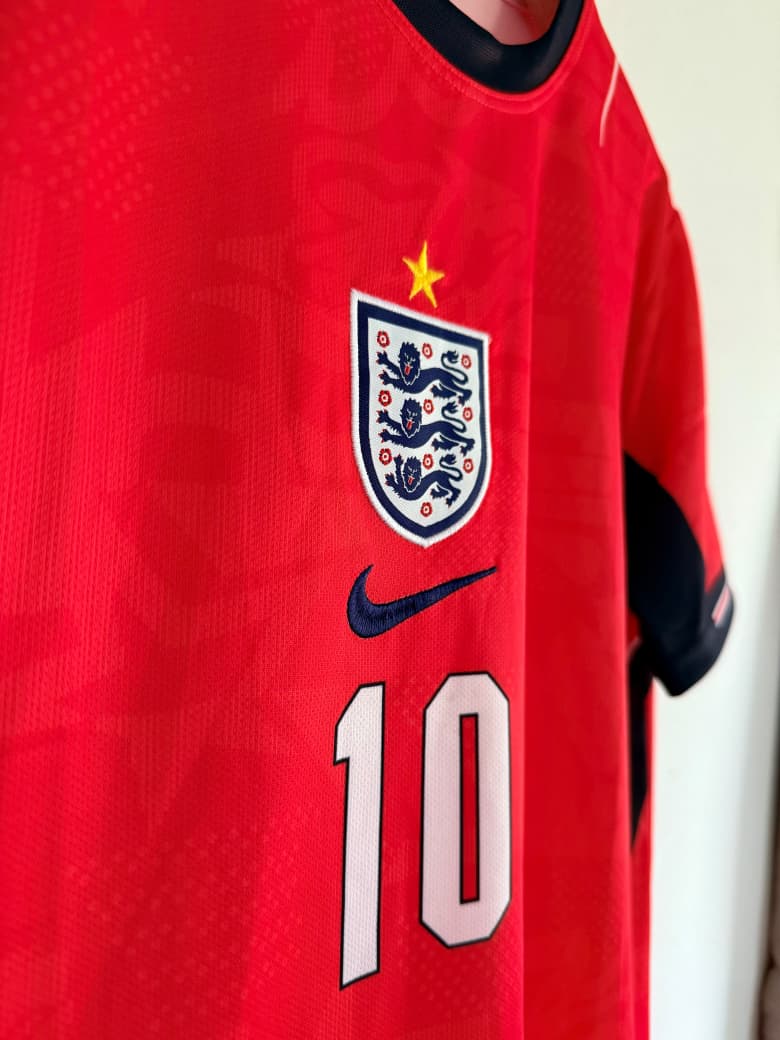 ENGLAND 2026 WORLD CUP HOME JERSEY EMBROIDERY BELLINGHAM