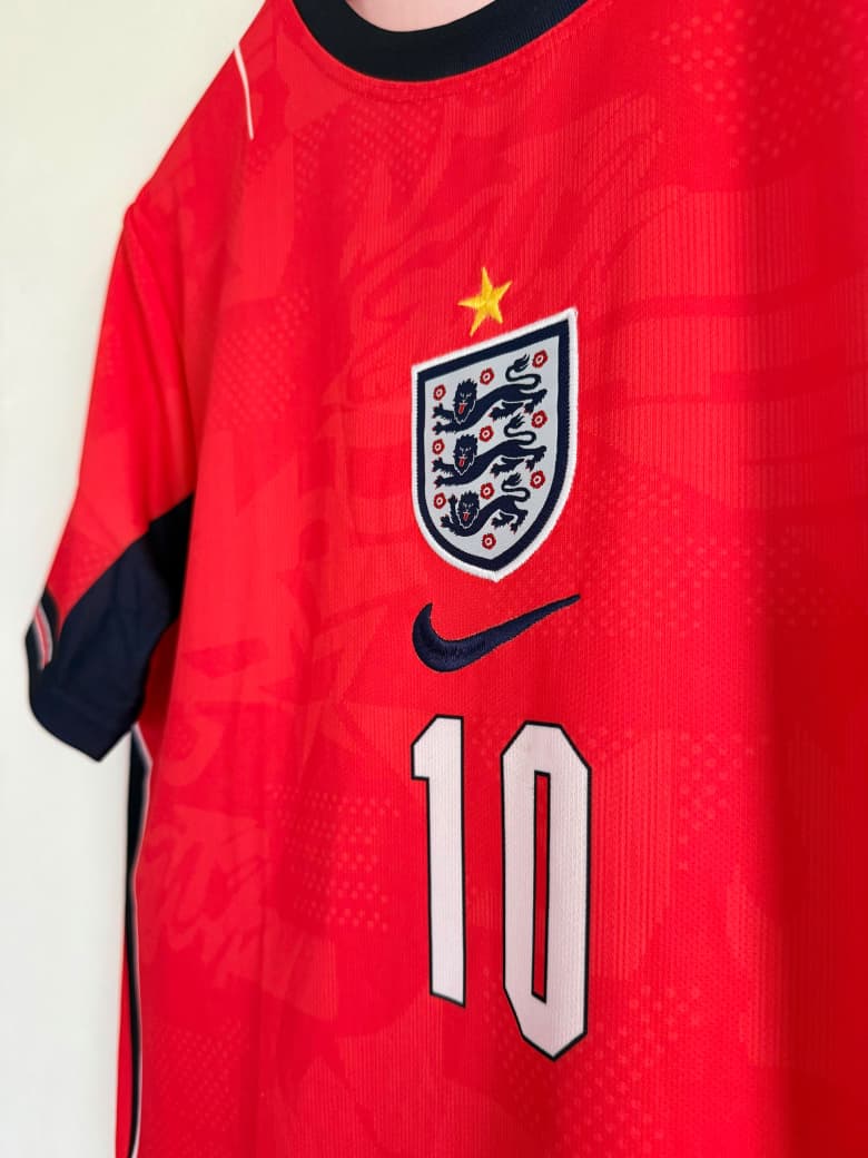 ENGLAND 2026 WORLD CUP HOME JERSEY EMBROIDERY BELLINGHAM