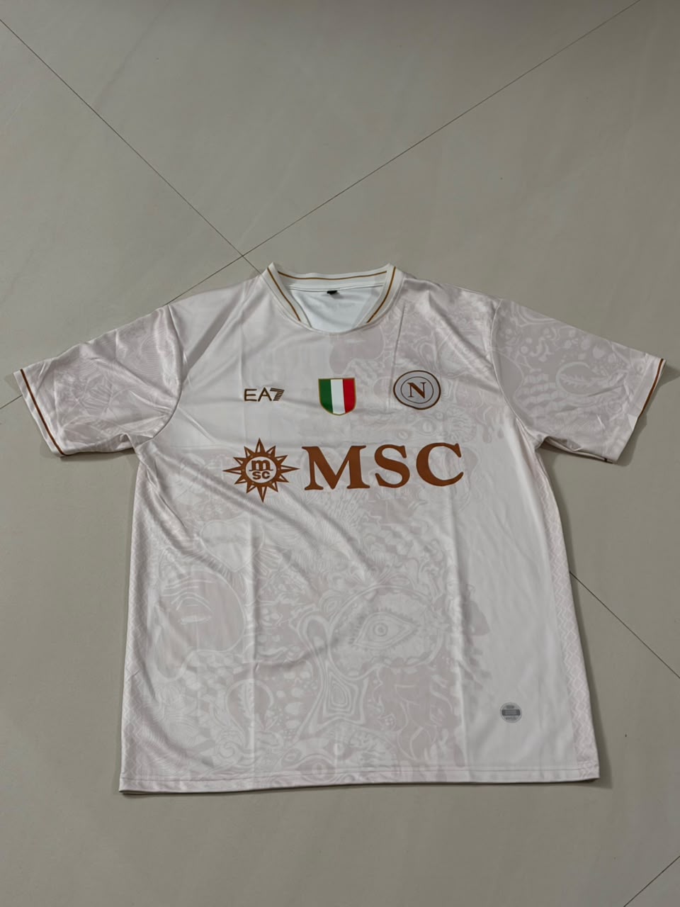 SSC NAPOLI 2025 - 2026 AWAY JERSEY SIGNATURE PREMIUM EMBROIDERY DE BRUYNE