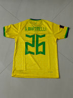 BRAZIL 2022 WORLD CUP HOME JERSEY PREMIUM MARTINELLI