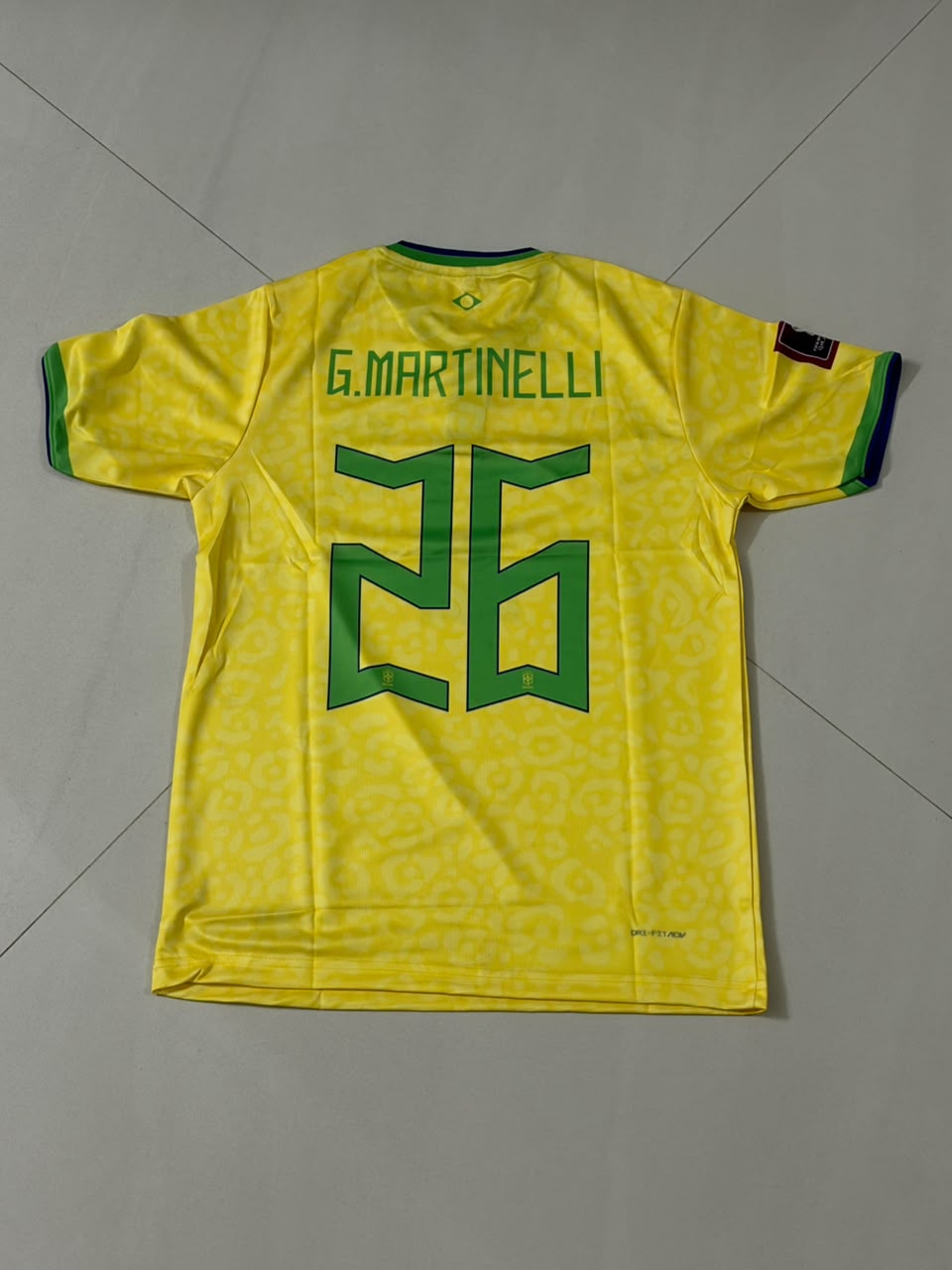 BRAZIL 2022 WORLD CUP HOME JERSEY PREMIUM MARTINELLI
