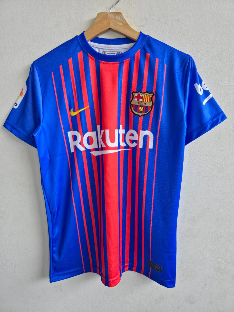 FC BARCELONA 2017 - 2018 HOME JERSEY EMBROIDERY MESSI