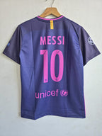 FC BARCELONA 2016 - 2017 AWAY JERSEY EMBROIDERY MESSI
