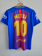 FC BARCELONA 2017 - 2018 HOME JERSEY EMBROIDERY MESSI