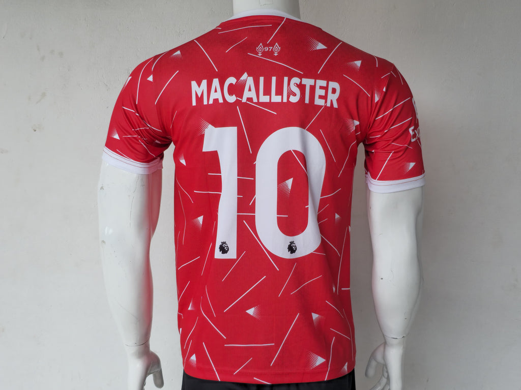 LIVERPOOL FC 2026 - 2027 HOME JERSEY EMBROIDERY MAC ALLISTER