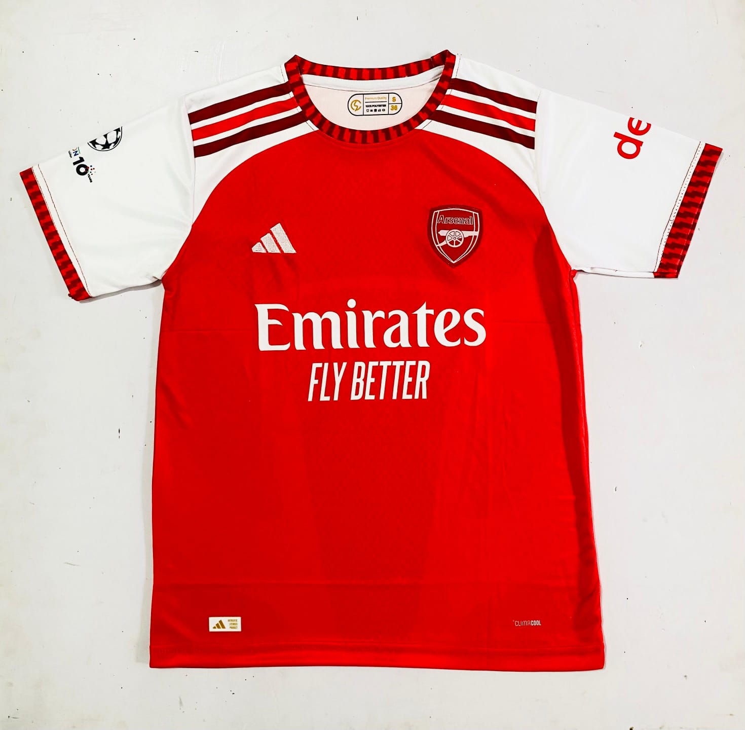 ARSENAL 2026 - 2027 HOME JERSEY EMRBOIDERY WITHOUT NAME