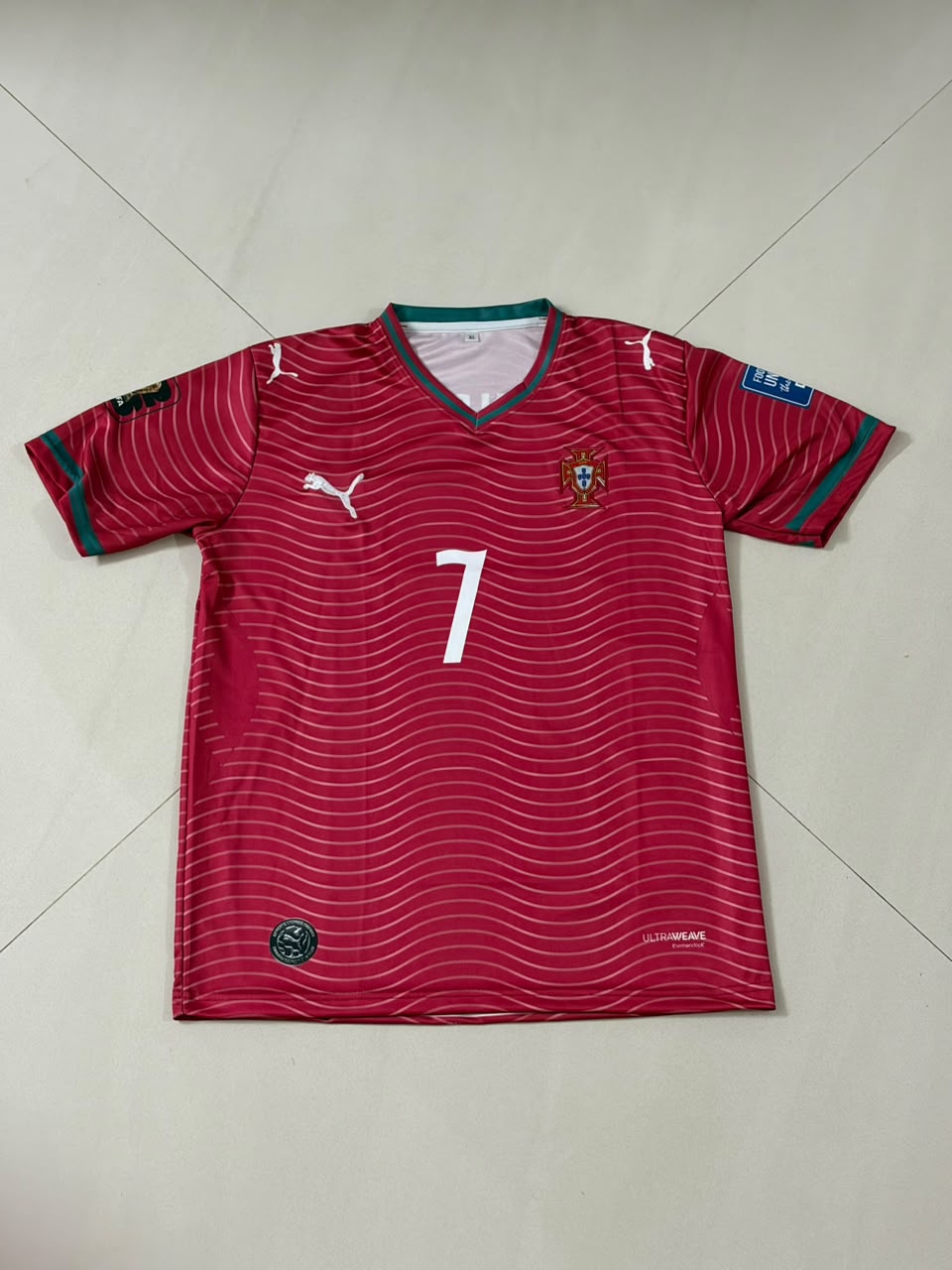 PORTUGAL 2026 HOME JERSEY EMBROIDERY PREMIUM RONALDO