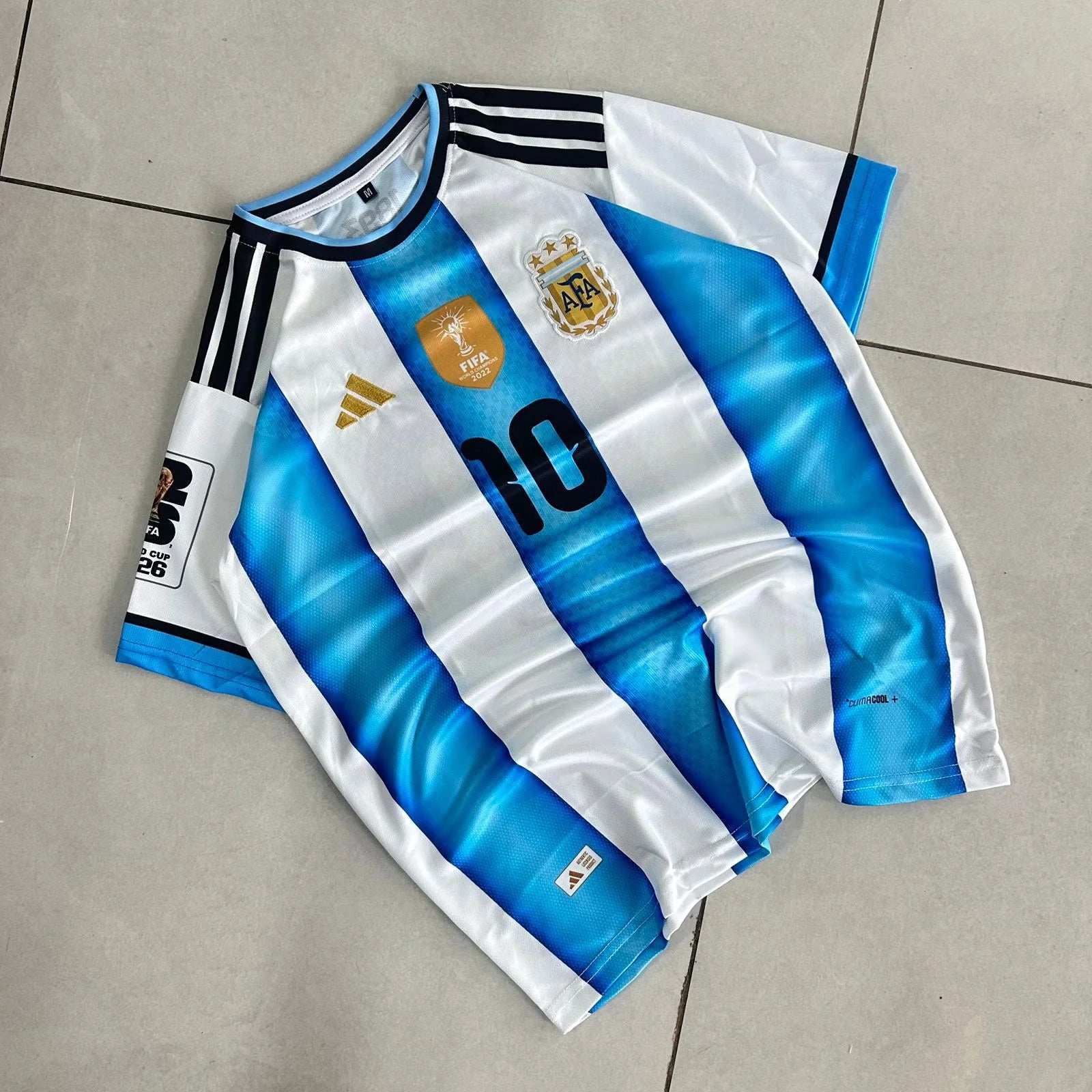 ARGENTINA 2026 WORLD CUP HOME JERSEY EMBROIDERY MESSI