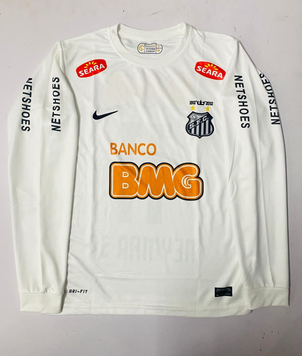 SANTOS 2012 -2013 HOME JERSEY FULL SLEEVE EMBROIDERY NEYMAR