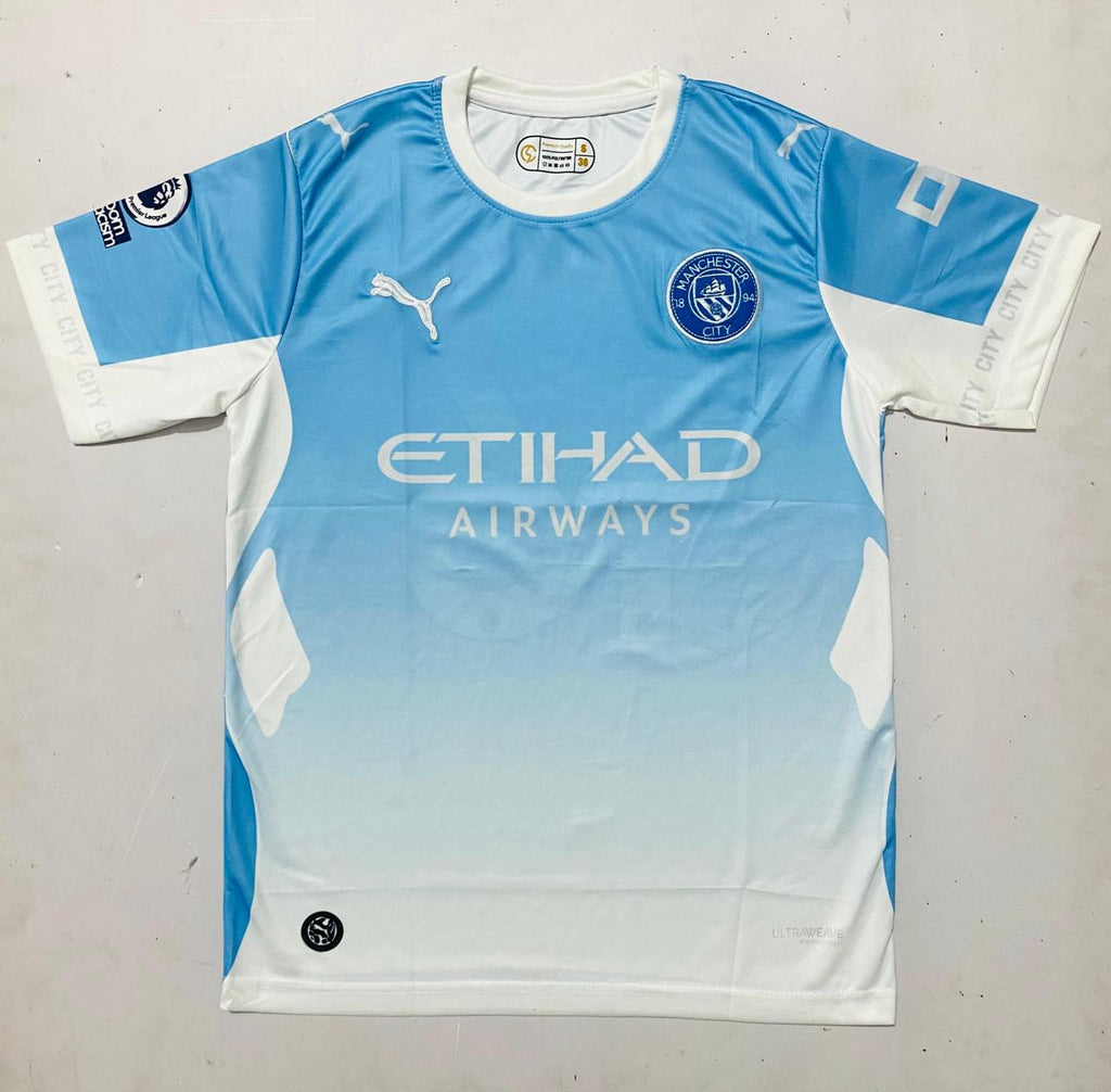 MANCHESTER CITY 2026 - 2027 HOME JERSEY AWAY EMBROIDERY DOKU