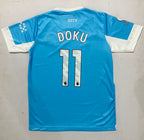 MANCHESTER CITY 2026 - 2027 HOME JERSEY AWAY EMBROIDERY DOKU