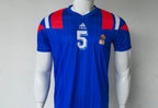 FRANCE 1992 - 1994 HOME JERSEY EMBRODIERY FEATURING NO:5